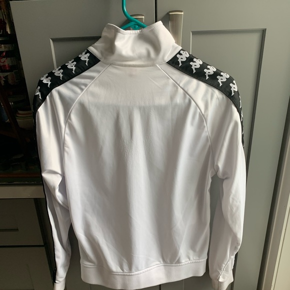 Kappa White and Black Zip Up - Picture 2 of 8